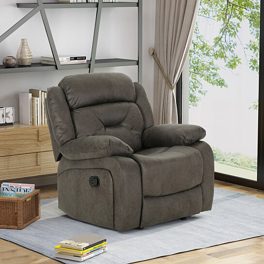 Betty Glider Recliner, Traditional, Overstuffed